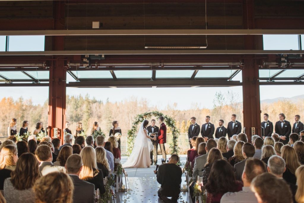 olson mansion wedding ceremony