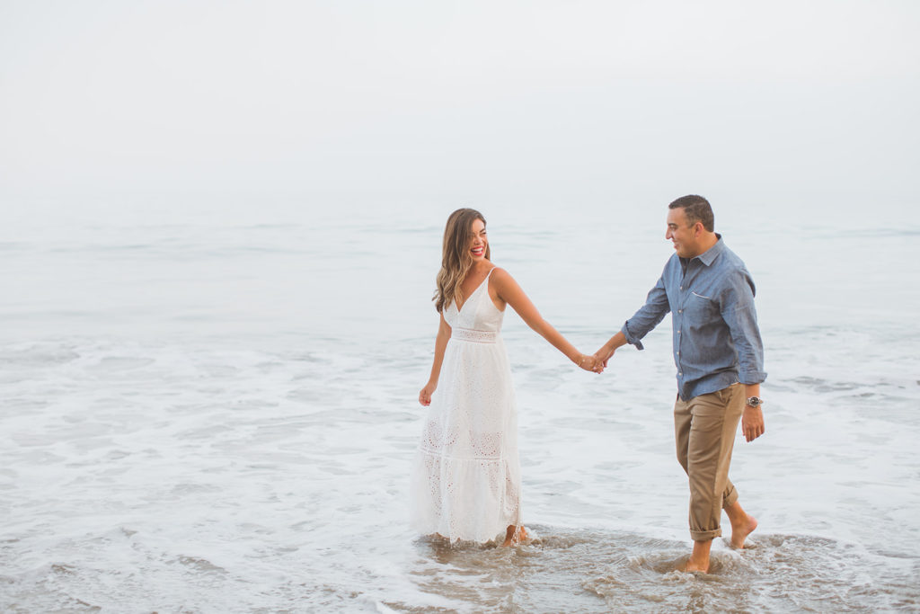 butterfly beach engagement session