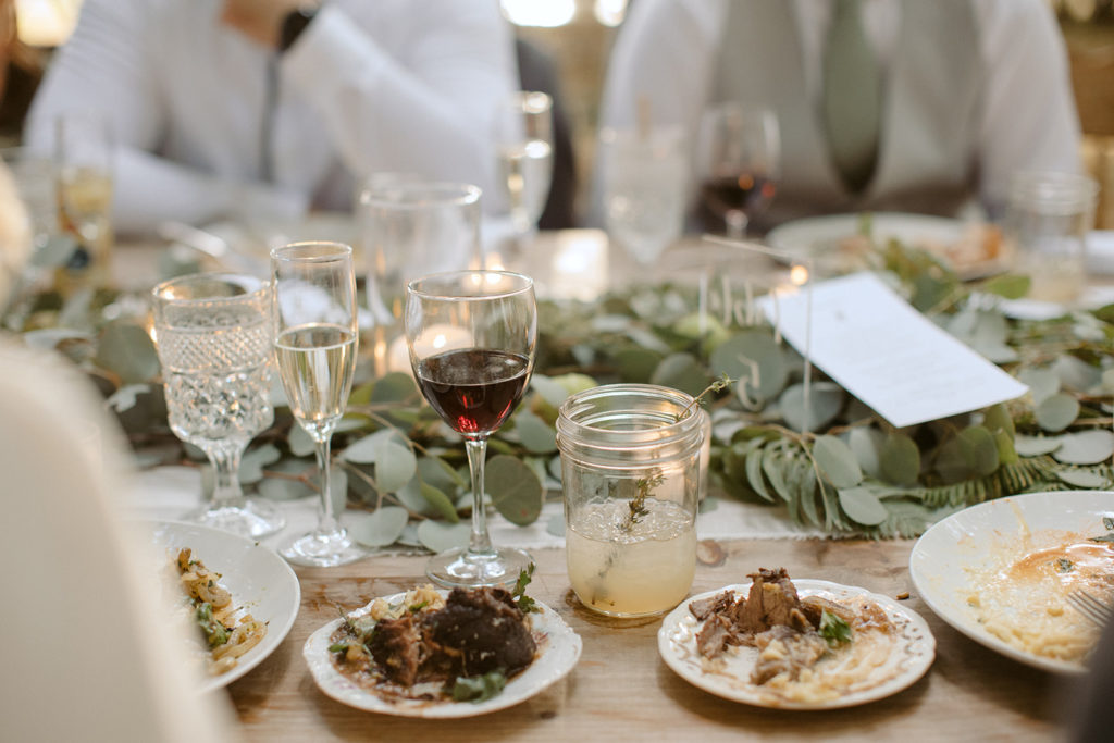 farmhouse tables wedding