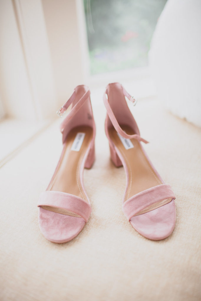 wedding shoes detail photo