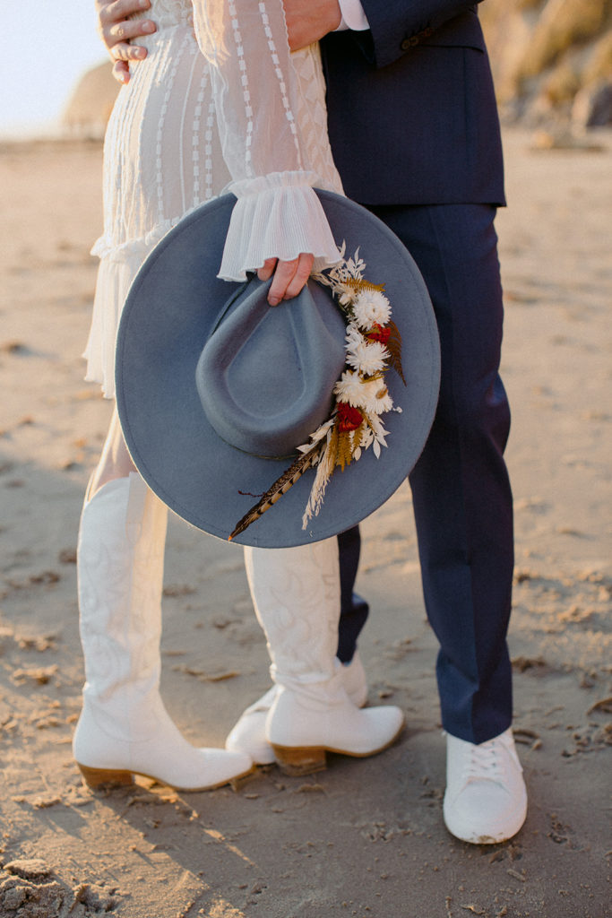 bride cowboy hat